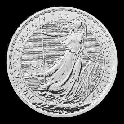 Silbermünze Britannia Charles III 1 Unze/ 100 Stück regelbesteuert  